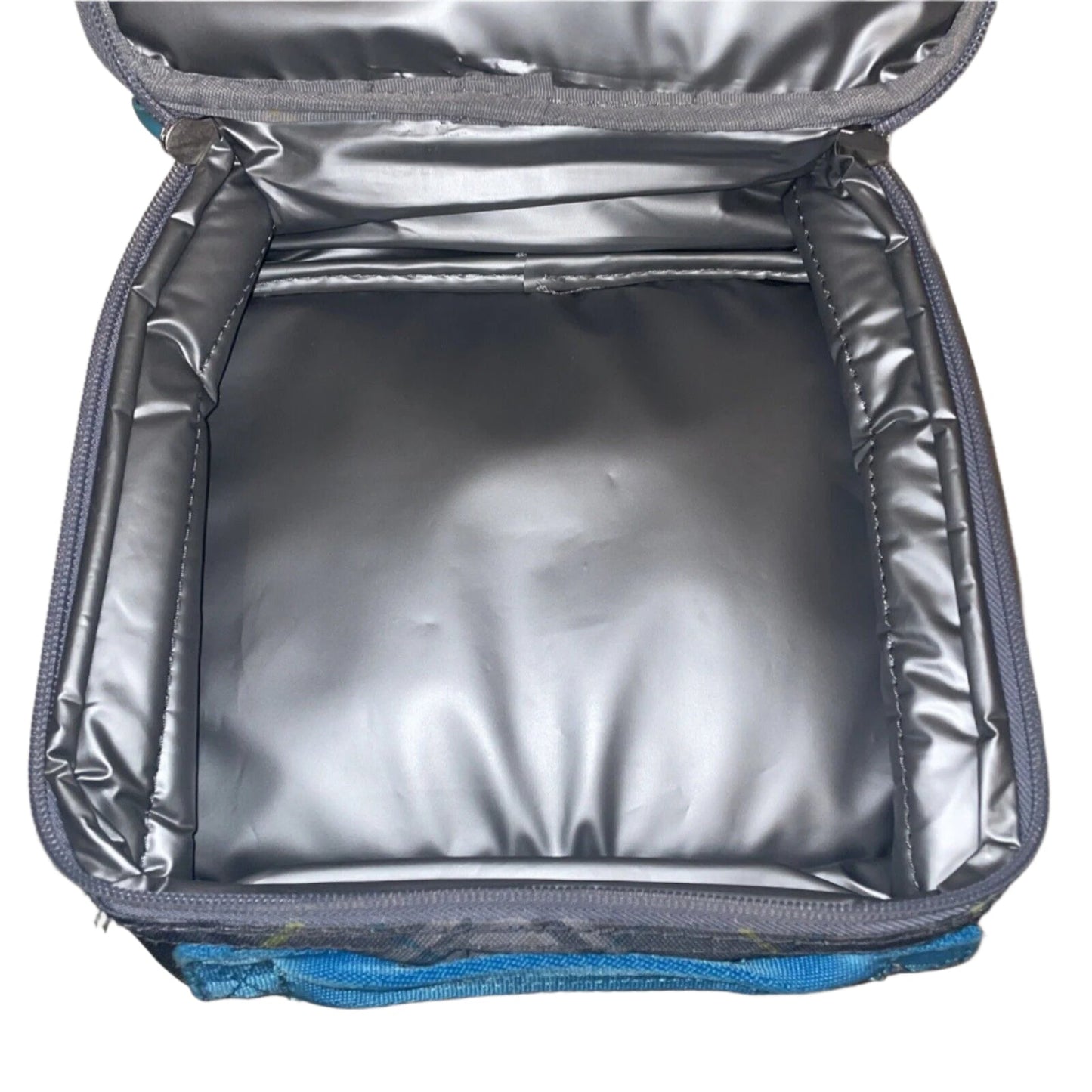 Embark Unisex Backpack 19 Recycled Content Elite Plaid w Lunch Box - Blue - Universal - Very Good