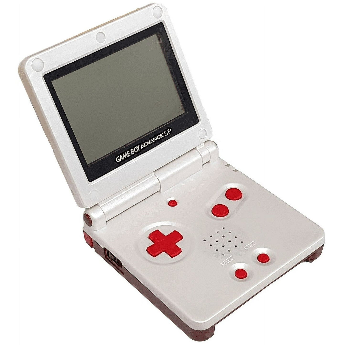 Nintendo Game Boy Advance SP Console - WhiteRed - Super Mario 25th Anniversary Edition - Custom Built