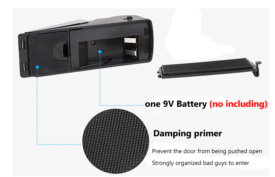 Intelligent Home Security Door Stop Alarm System