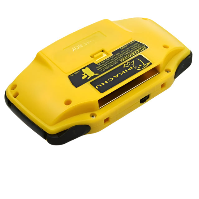 Nintendo Game Boy Advance Video Game Console - Yellow - Pokemon Pikachu Edition - Custom Built