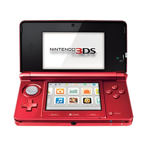 Nintendo 3DS Video Game Console (Restored) - Red - 32GB - Custom Bundle