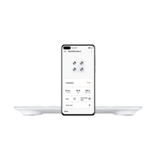 HUAWEI Scale 3 Smart Body Fat BMI Scale - White | Wi-Fi & Bluetooth