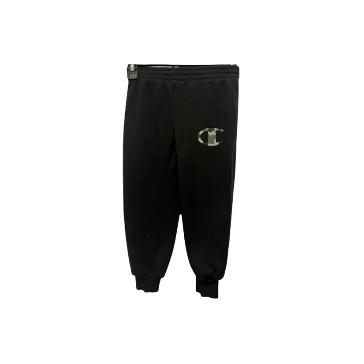 Champion Kids Sweatpants Camo Logo - Black - 5 - Very Good