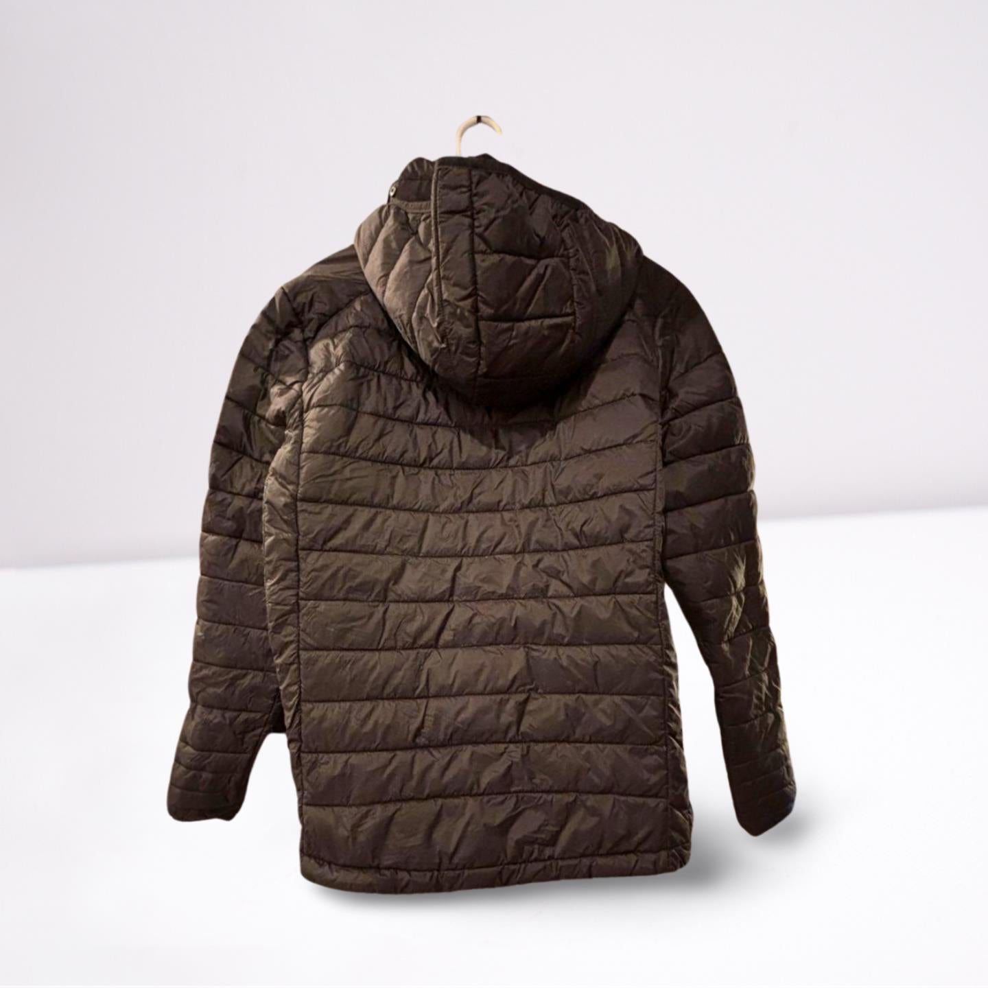 Unisex Puffer Jacket Puffer Packable Down - Black - Small - Like New