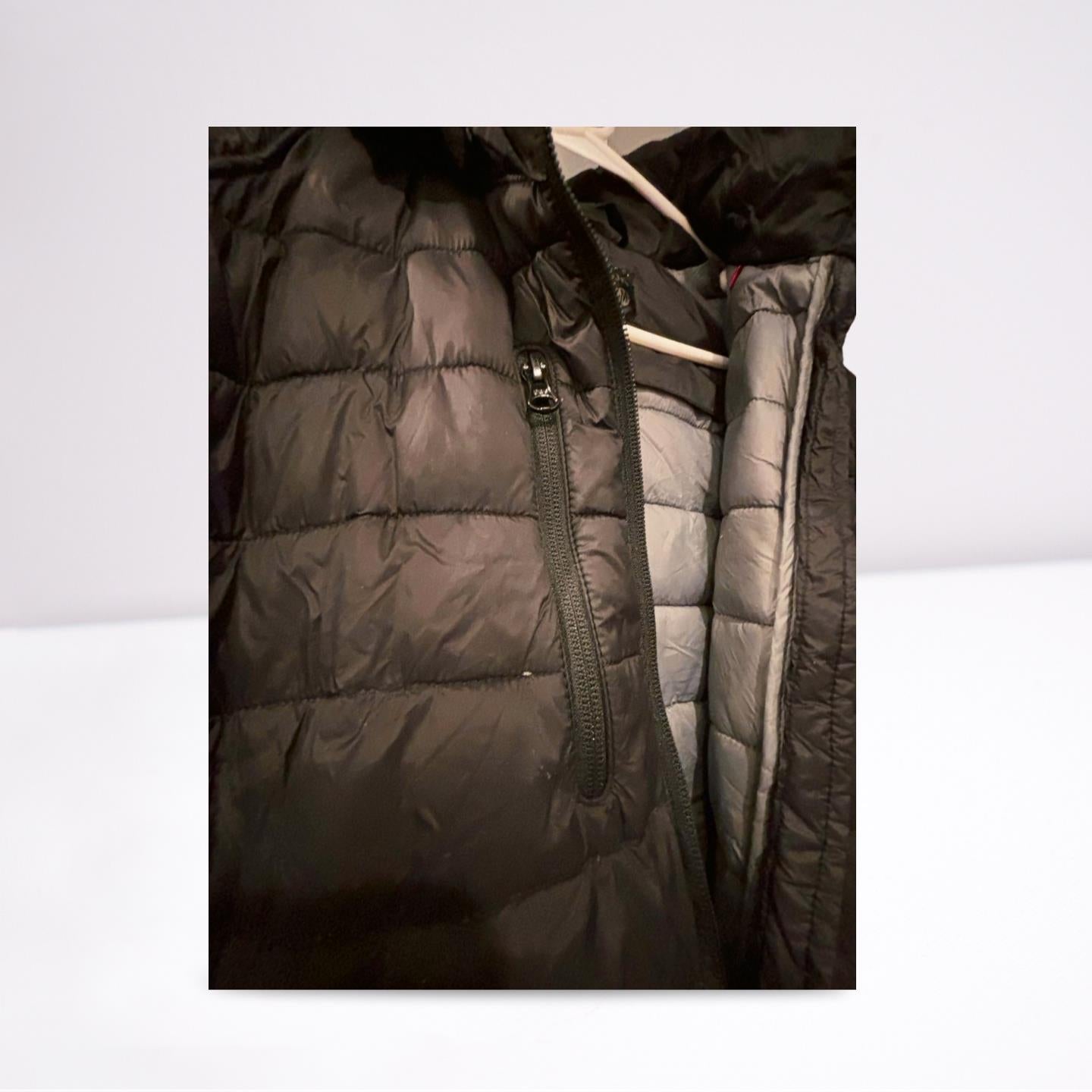 Unisex Puffer Jacket Puffer Packable Down - Black - Small - Like New