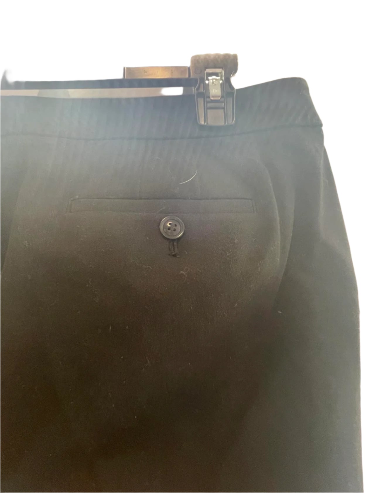 Talbots Womens Capri Pants Chatham Crop Side Zip Petite - Black - 12P - Very Good