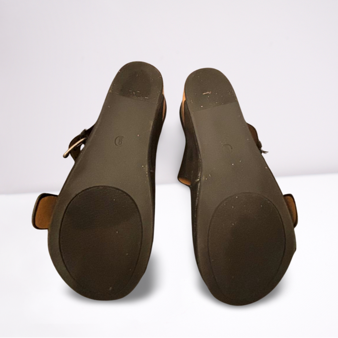 Very G Womens Wedges Shoes - Black - 9 - Very Good