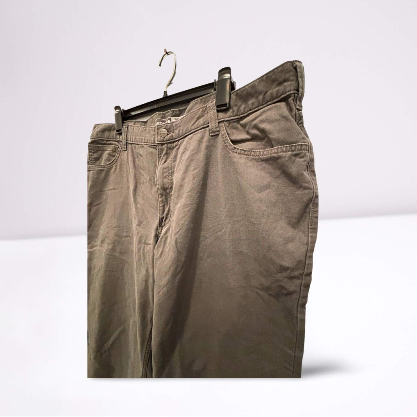 Carhartt Mens Cargo Pants Rugged Flex Pockets Relaxed Fit - Gray - 40x32 - Like New
