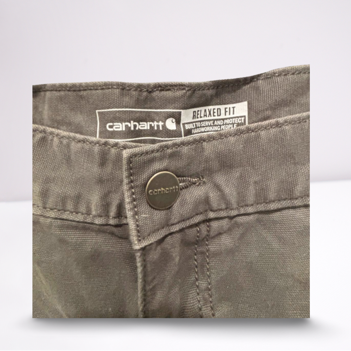 Carhartt Mens Cargo Pants Rugged Flex Pockets Relaxed Fit - Gray - 40x32 - Like New