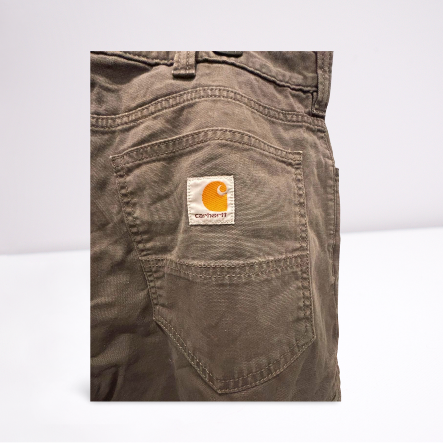 Carhartt Mens Cargo Pants Rugged Flex Pockets Relaxed Fit - Gray - 40x32 - Like New