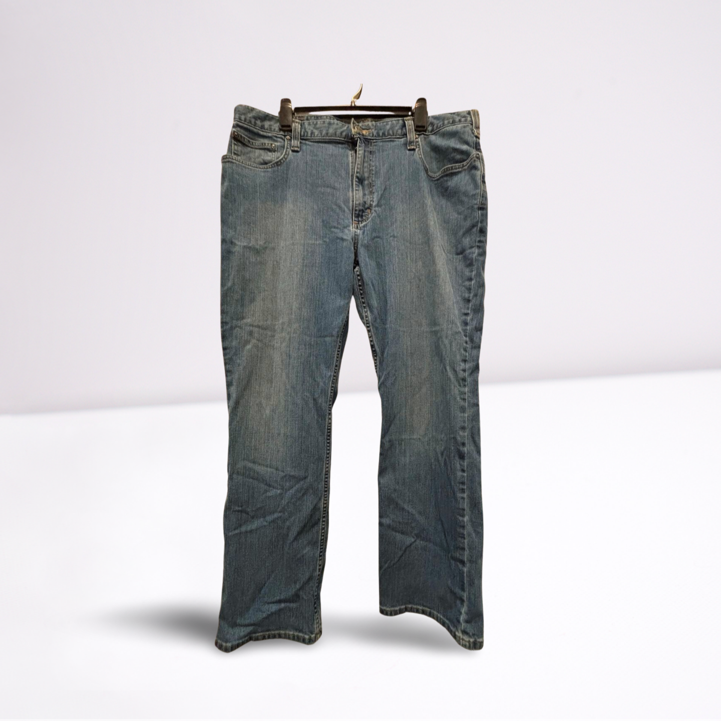 Carhartt Mens Jeans Medium Wash Relaxed Fit - Blue - 40x32 - Like New
