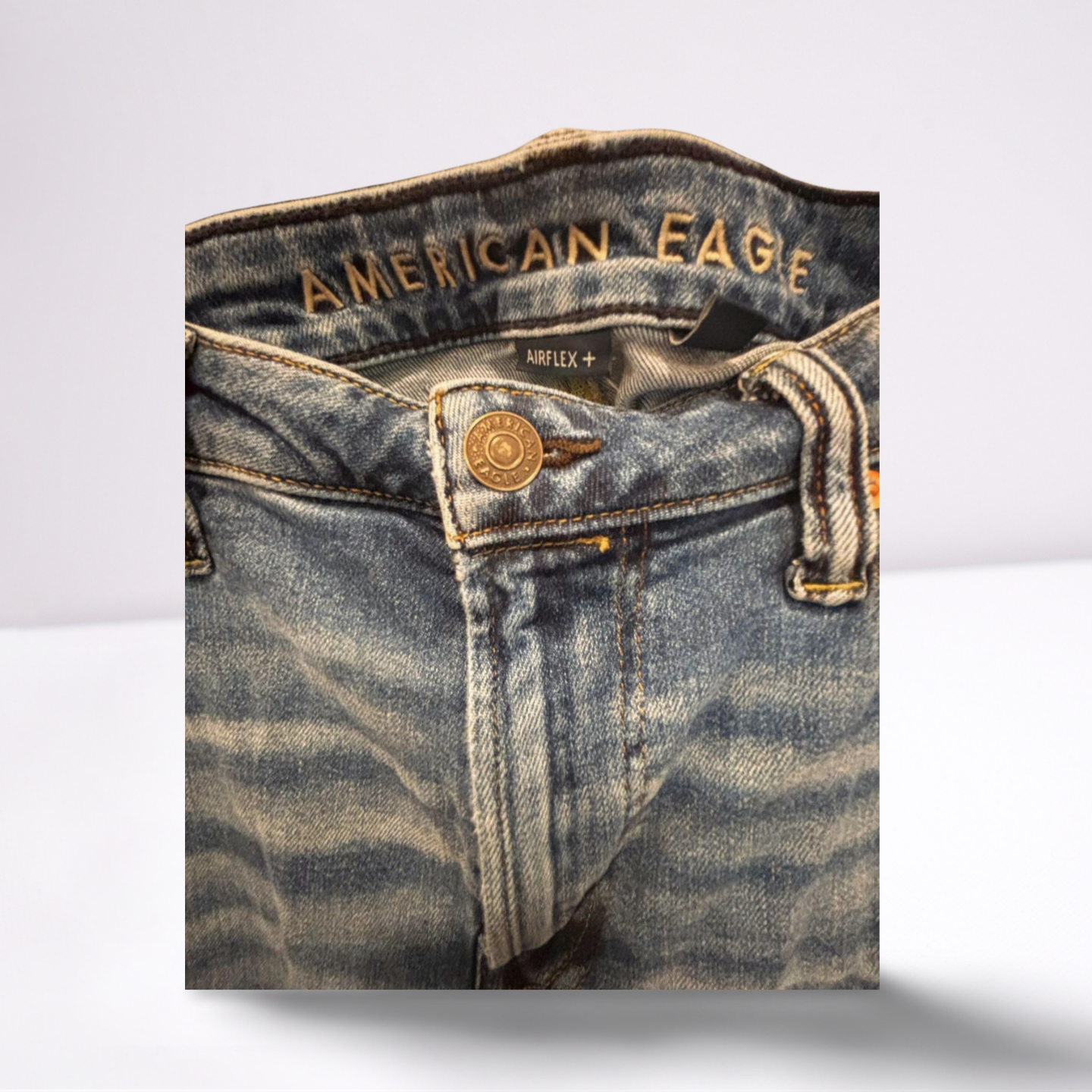 American Eagle Womens Jeans Airflex - Blue - 8 - Like New