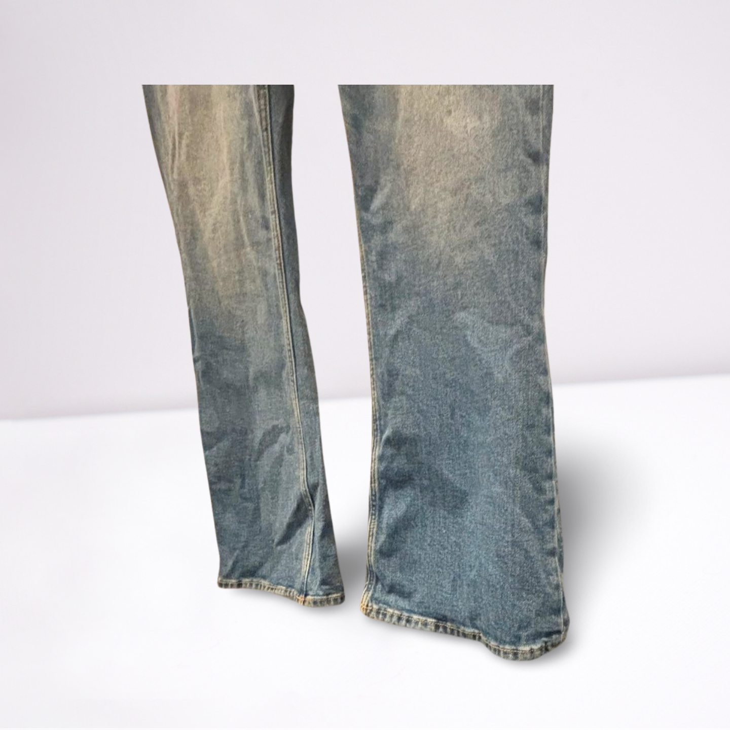 Old Navy Womens Jeans Flare Secret Smoth Extra High-Rise - Blue - 16 - Very Good