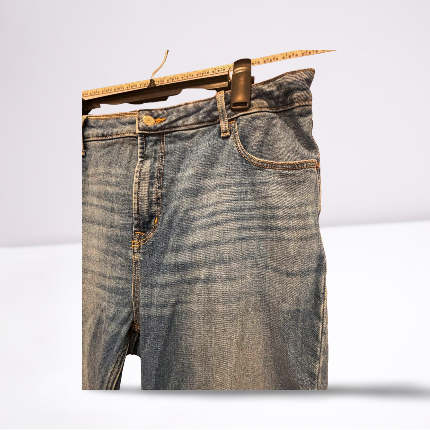 Old Navy Womens Jeans Flare Secret Smoth Extra High-Rise - Blue - 16 - Very Good