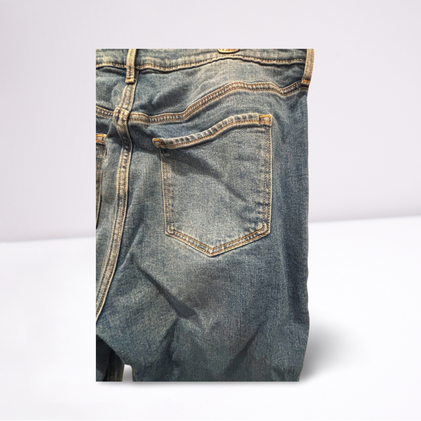 Old Navy Womens Jeans Flare Secret Smoth Extra High-Rise - Blue - 16 - Very Good