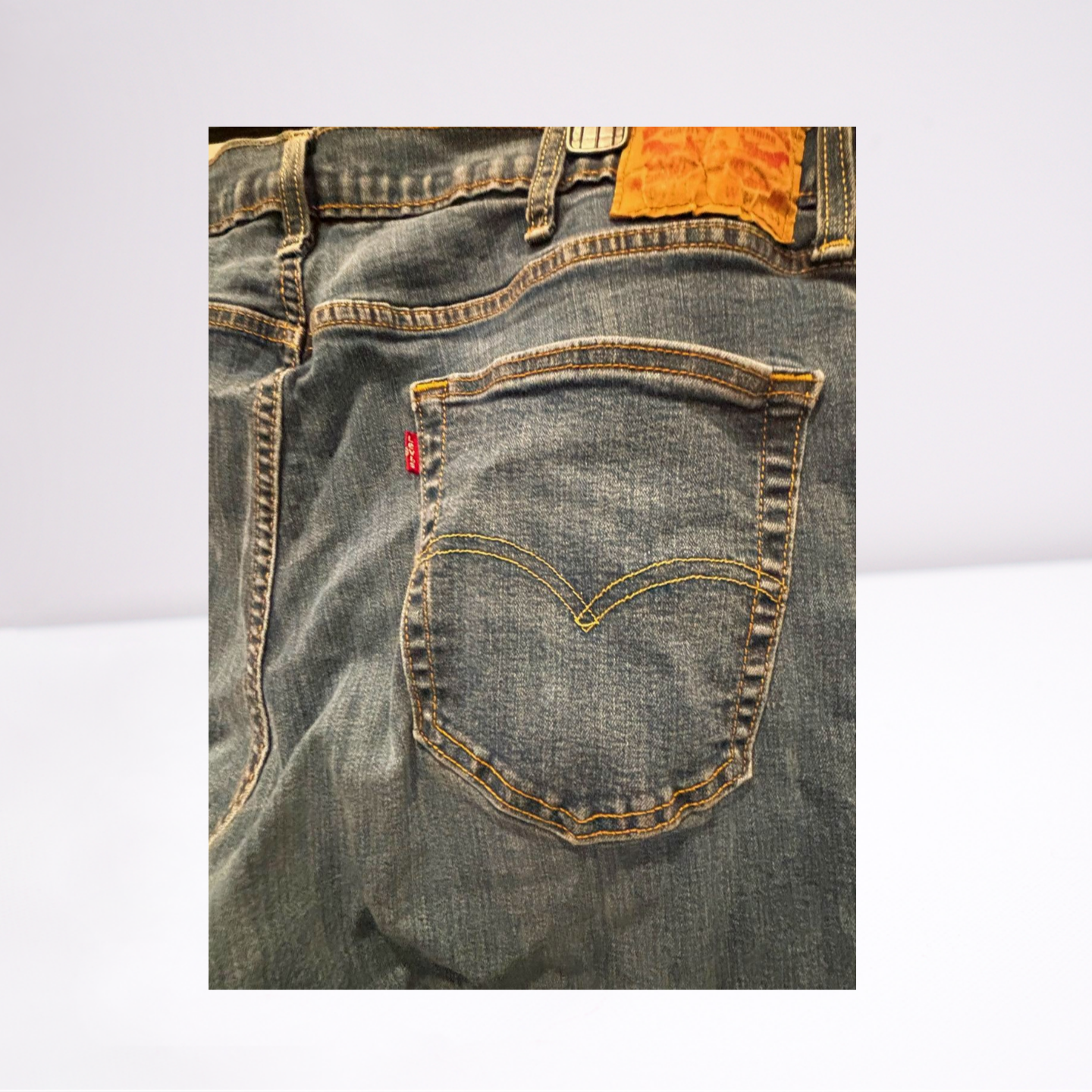 Levi Strauss Mens Jeans 541 Dark Wash - Blue - 40x34 - Very Good