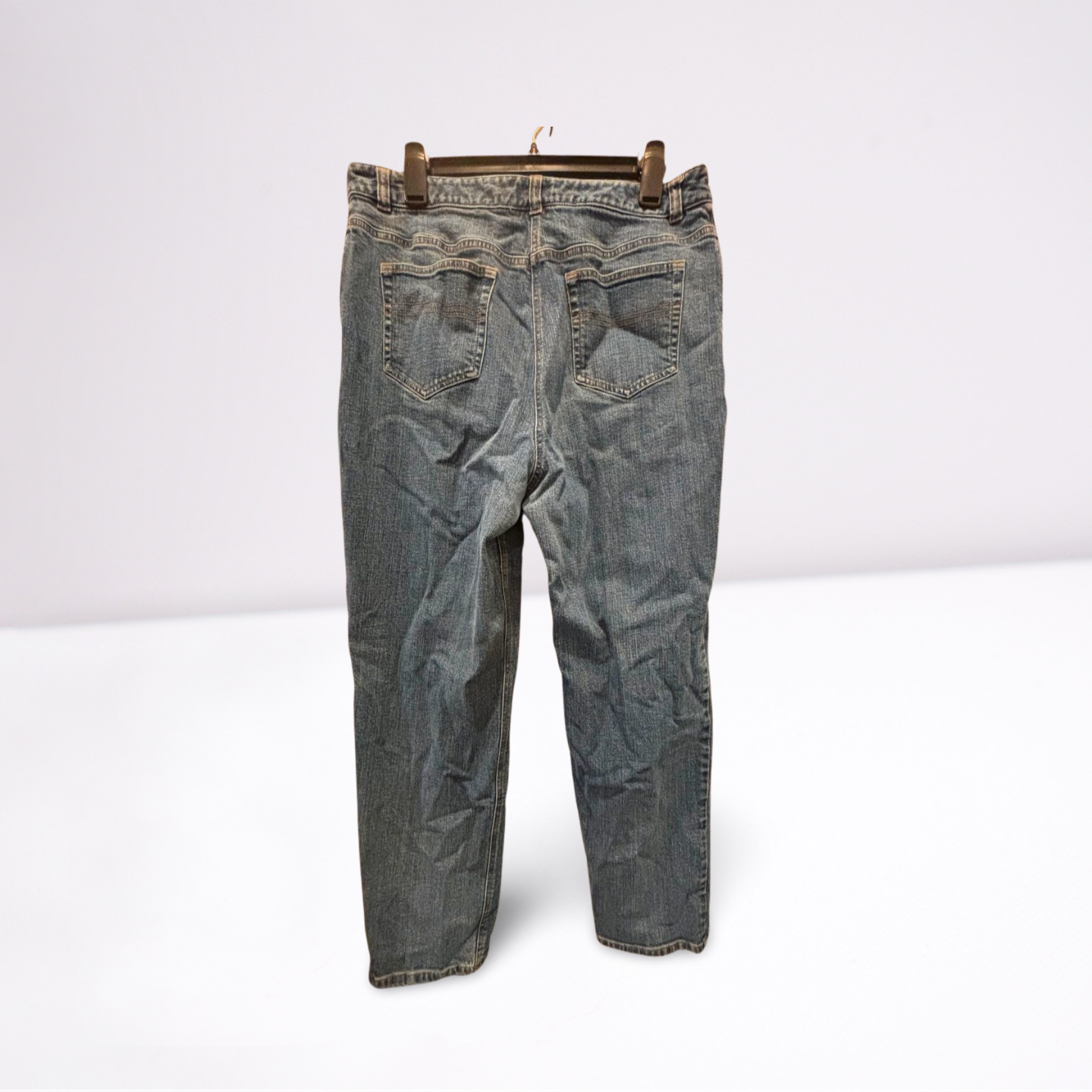 Charter Club Womens Jeans Full Length Laura Fit - Blue - 14 - Very Good