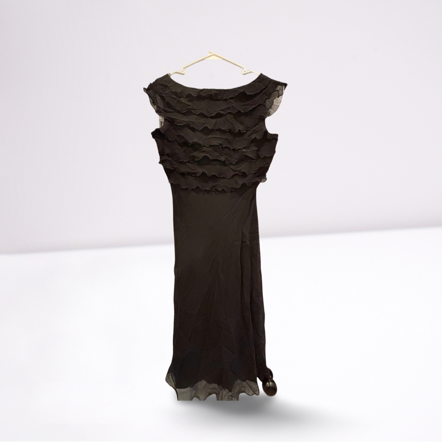 Maggy London Womens Dress Sleeveless Fitted - Black - 16 - Like New