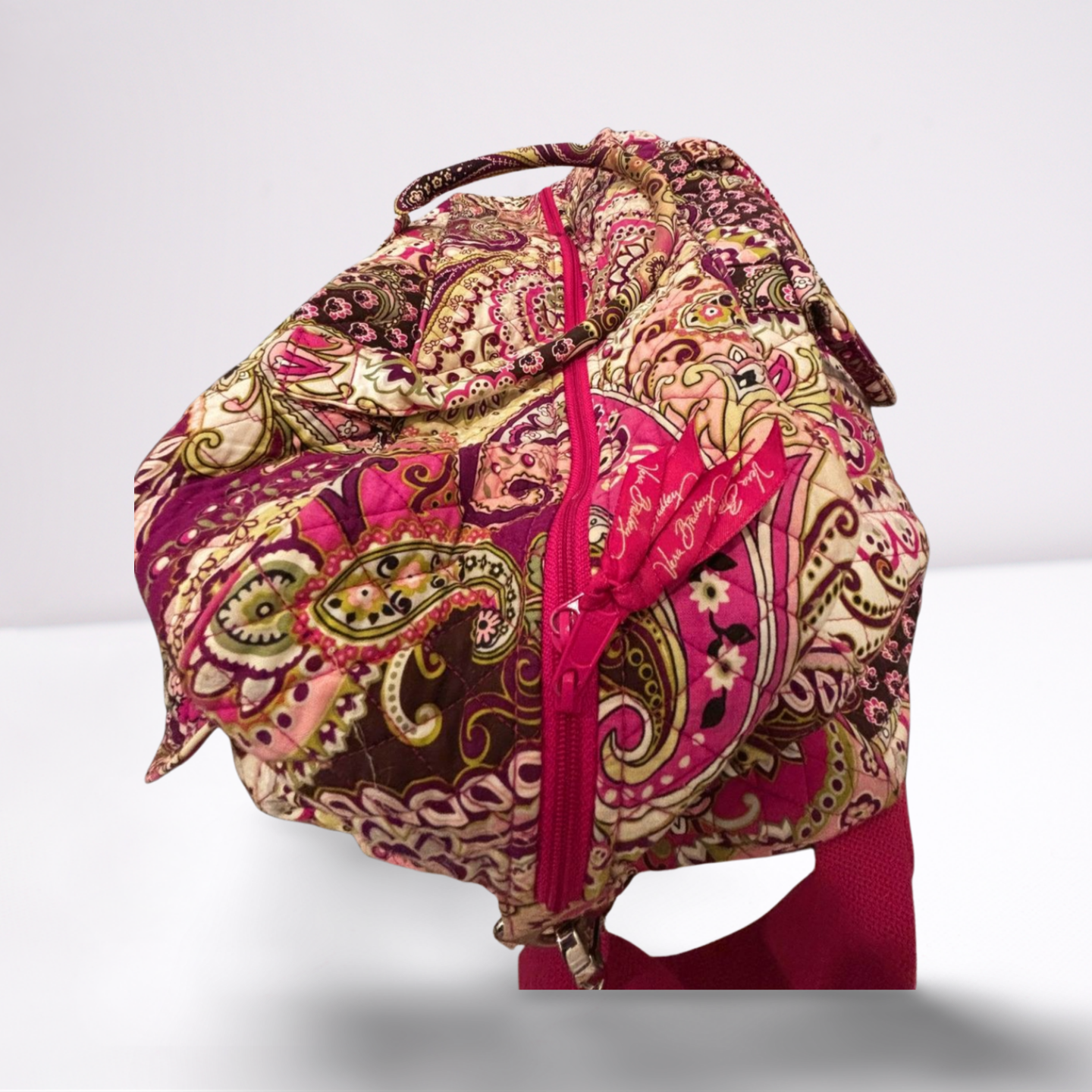 Vera Bradley Womens Travel bag - WhitePurplePink - One Size - Very Good