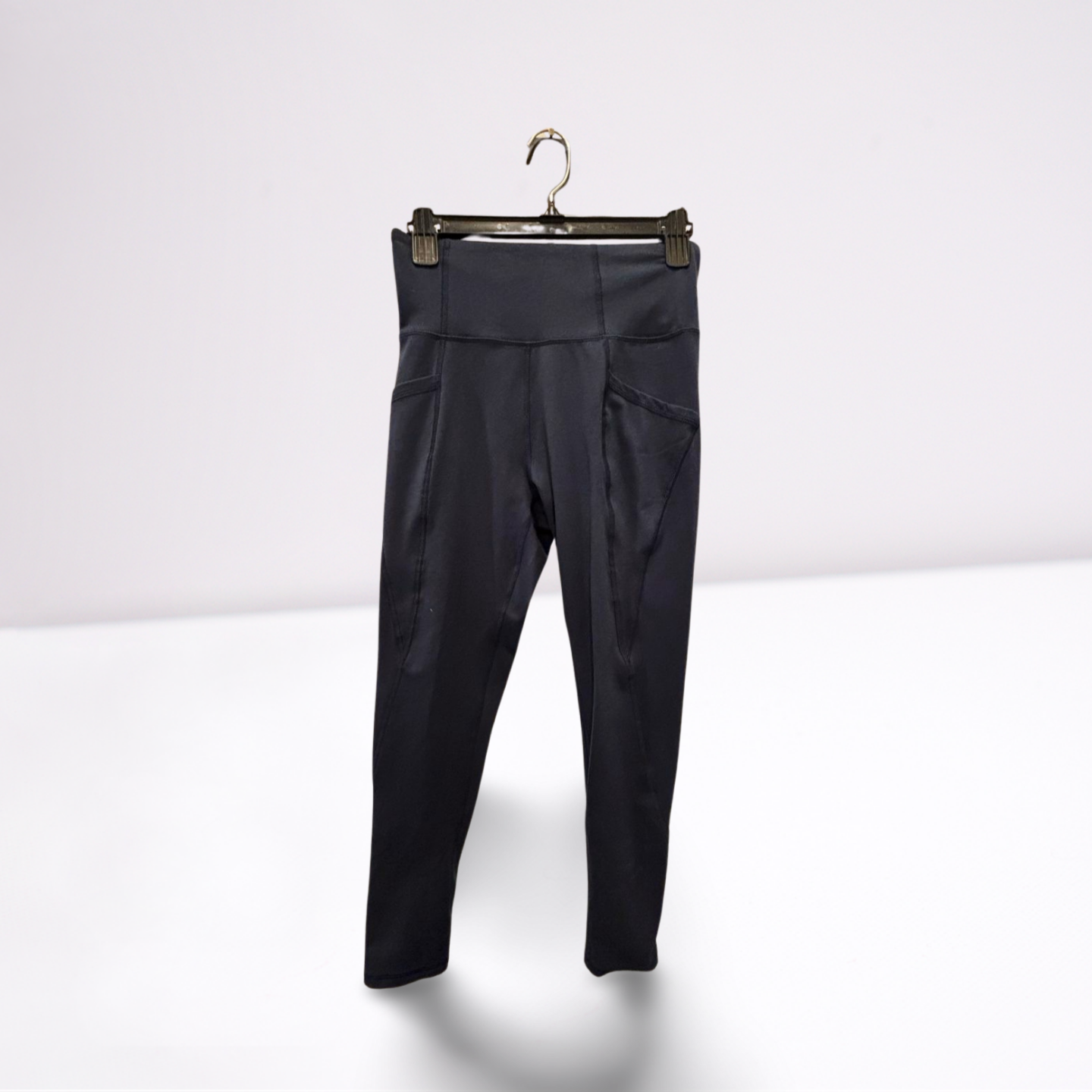 FREELY Womens Leggings Pockets - Blue - Large - Like New