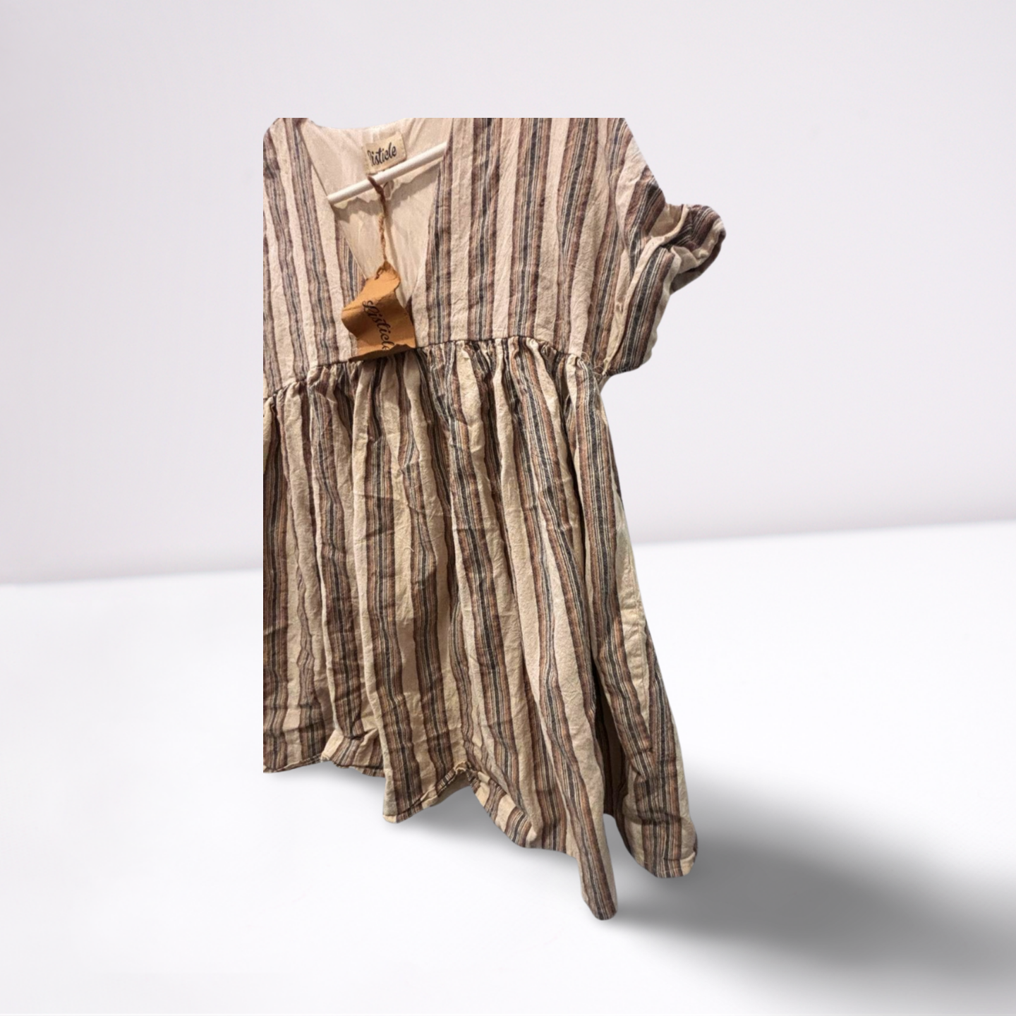Listicle Womens Blouse Flowy Faded - Blue White- Small - Like New