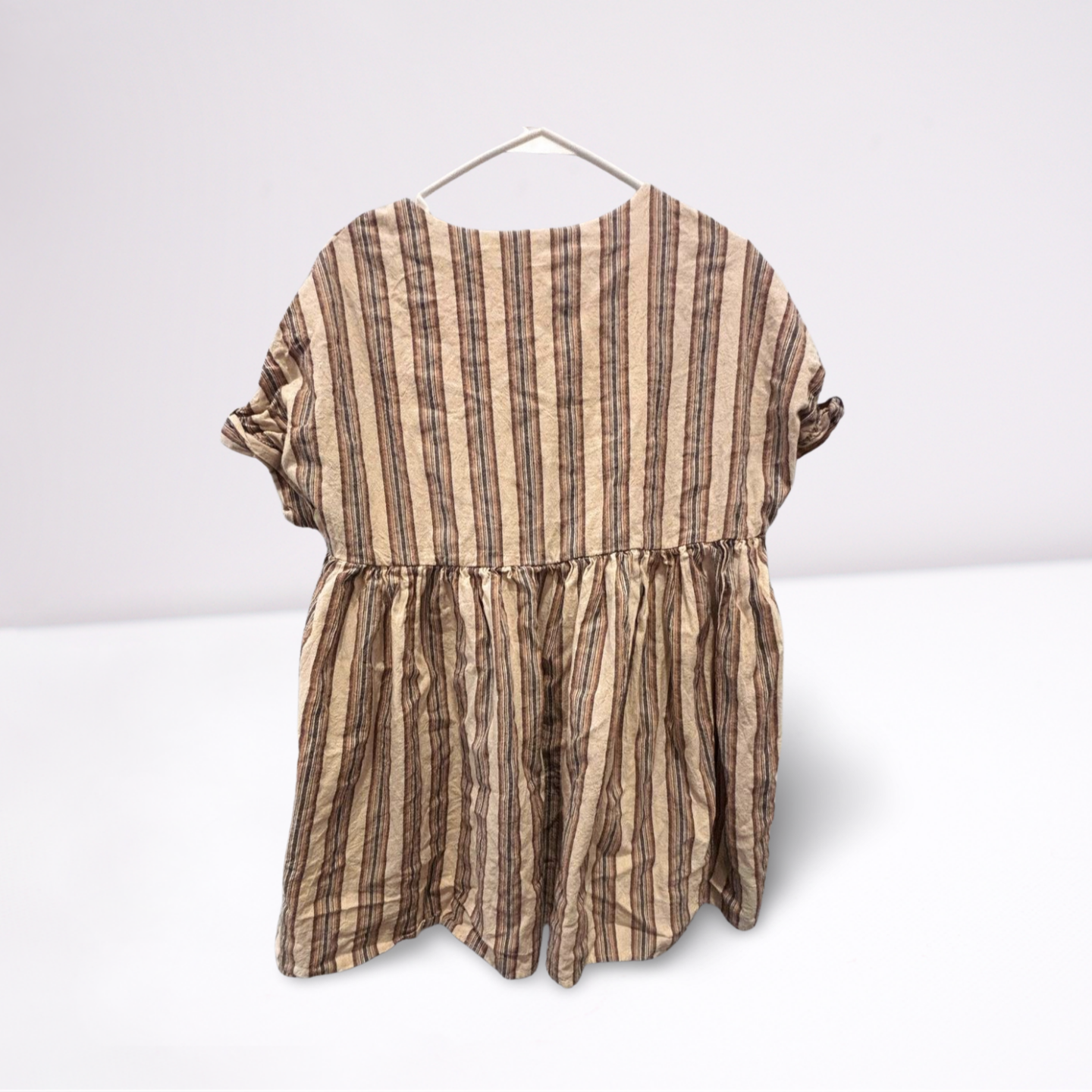 Listicle Womens Blouse Flowy Faded - Blue White- Small - Like New