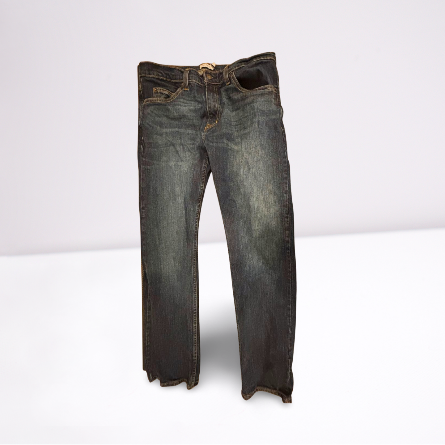 True Craft Jeans - Men - Blue - Size Large Dark Wash Slim - Very Good