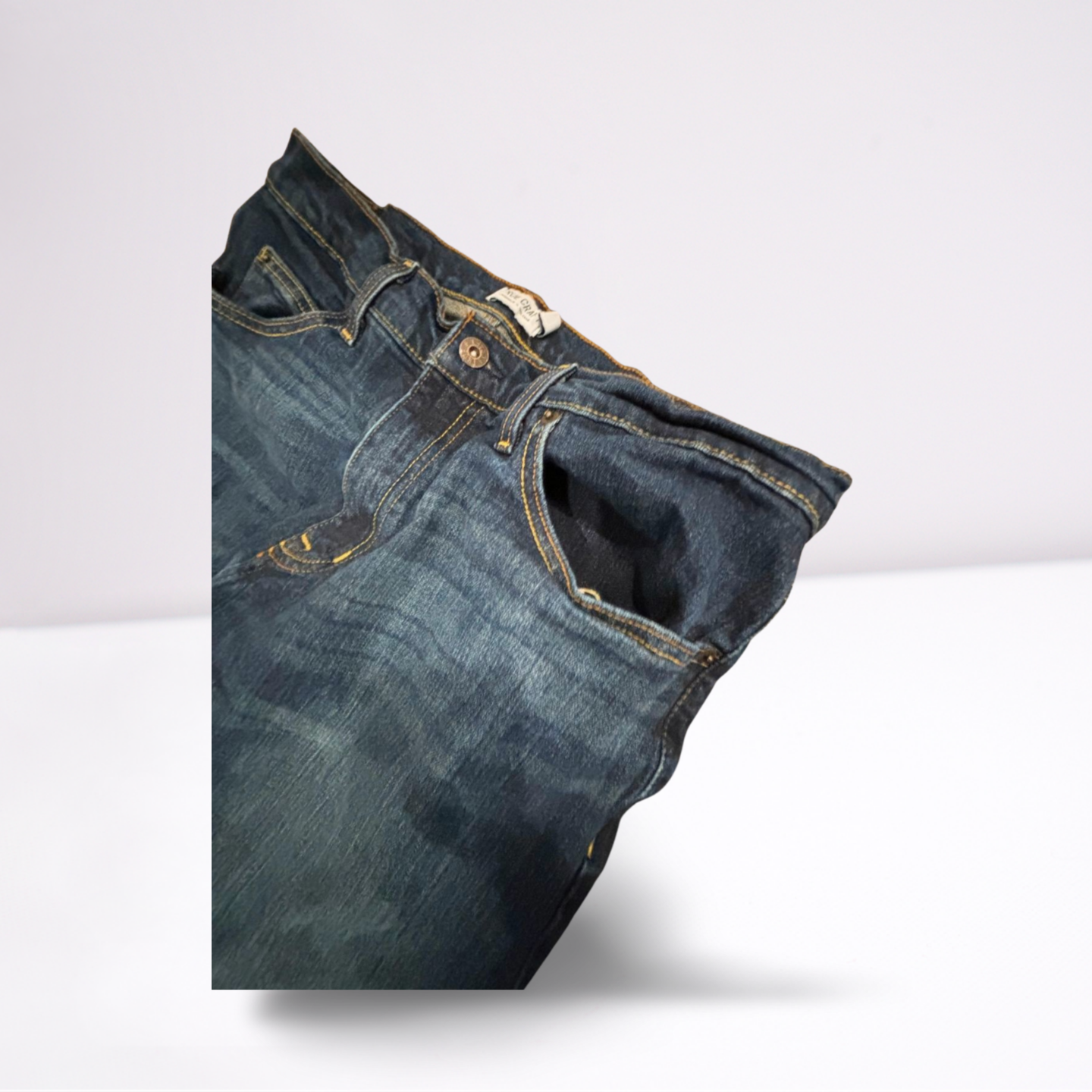 True Craft Jeans - Men - Blue - Size Large Dark Wash Slim - Very Good
