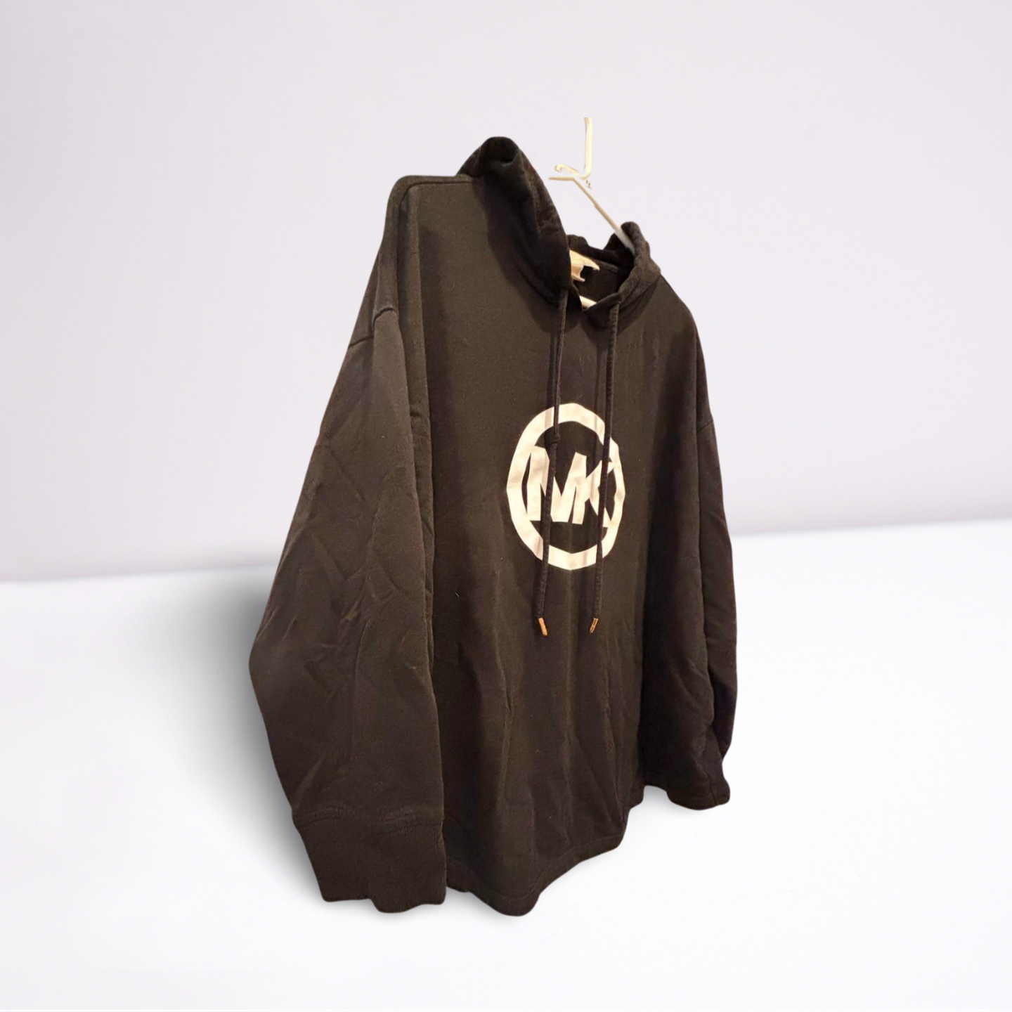 Michael Kors Womens Hoodie Drawstrings - Black - 1X - Very Good