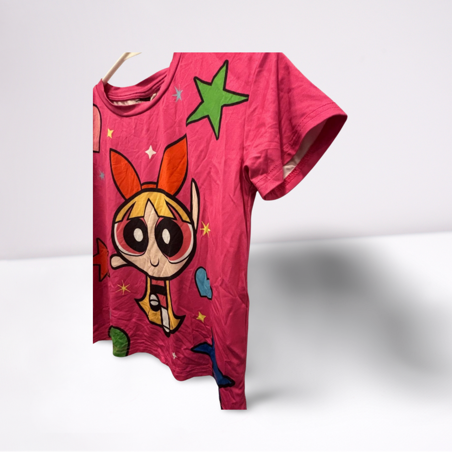 Kids T-Shirt PowerPuff Girls Blossom - Pink - 7Y - Like New