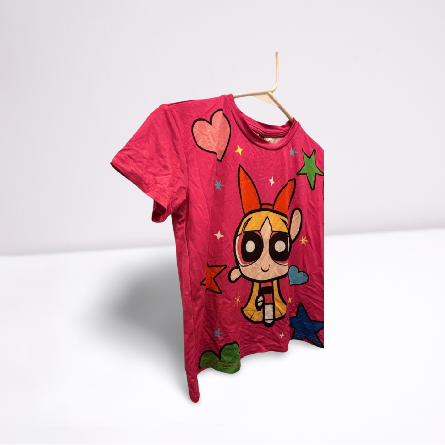 Kids T-Shirt PowerPuff Girls Blossom - Pink - 7Y - Like New