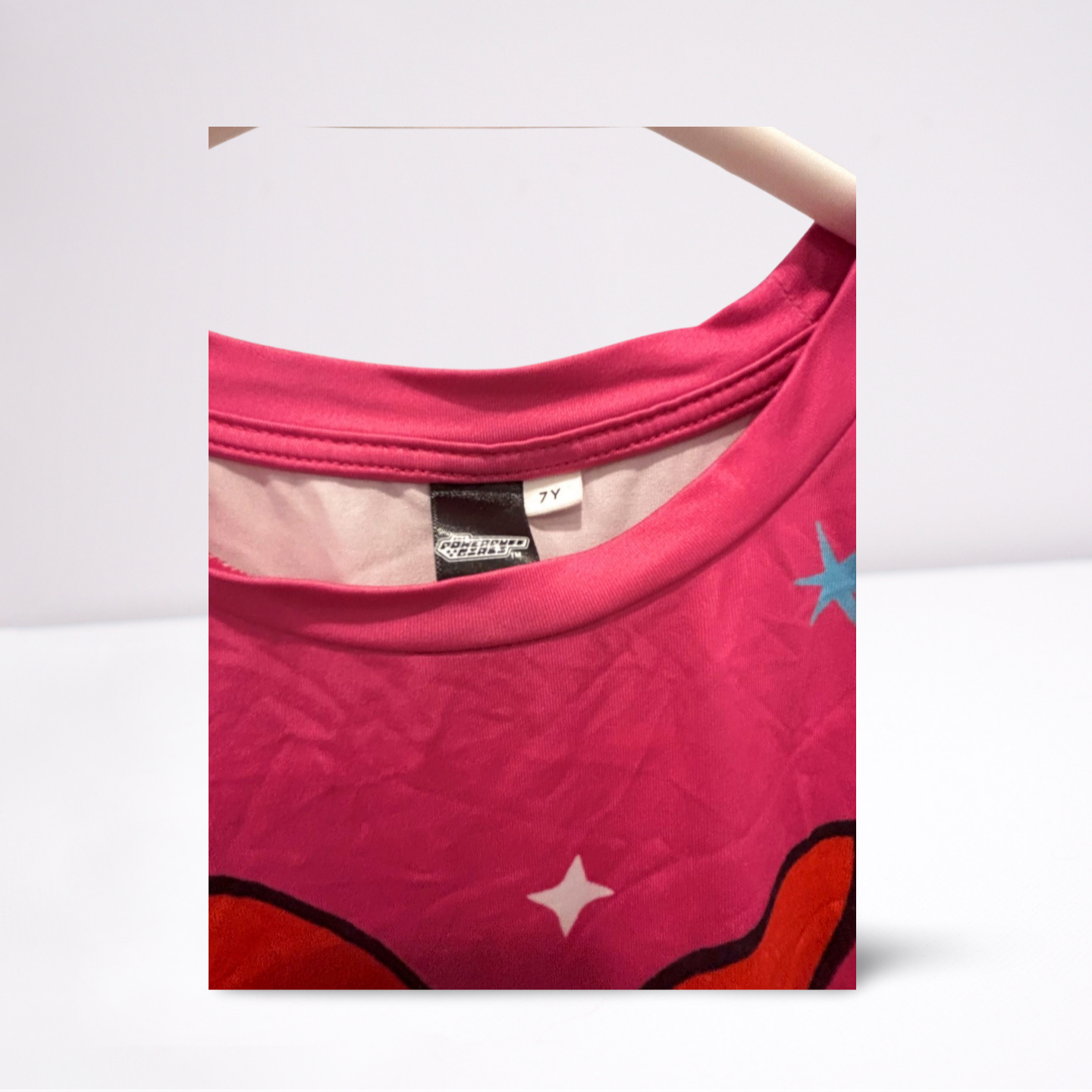 Kids T-Shirt PowerPuff Girls Blossom - Pink - 7Y - Like New