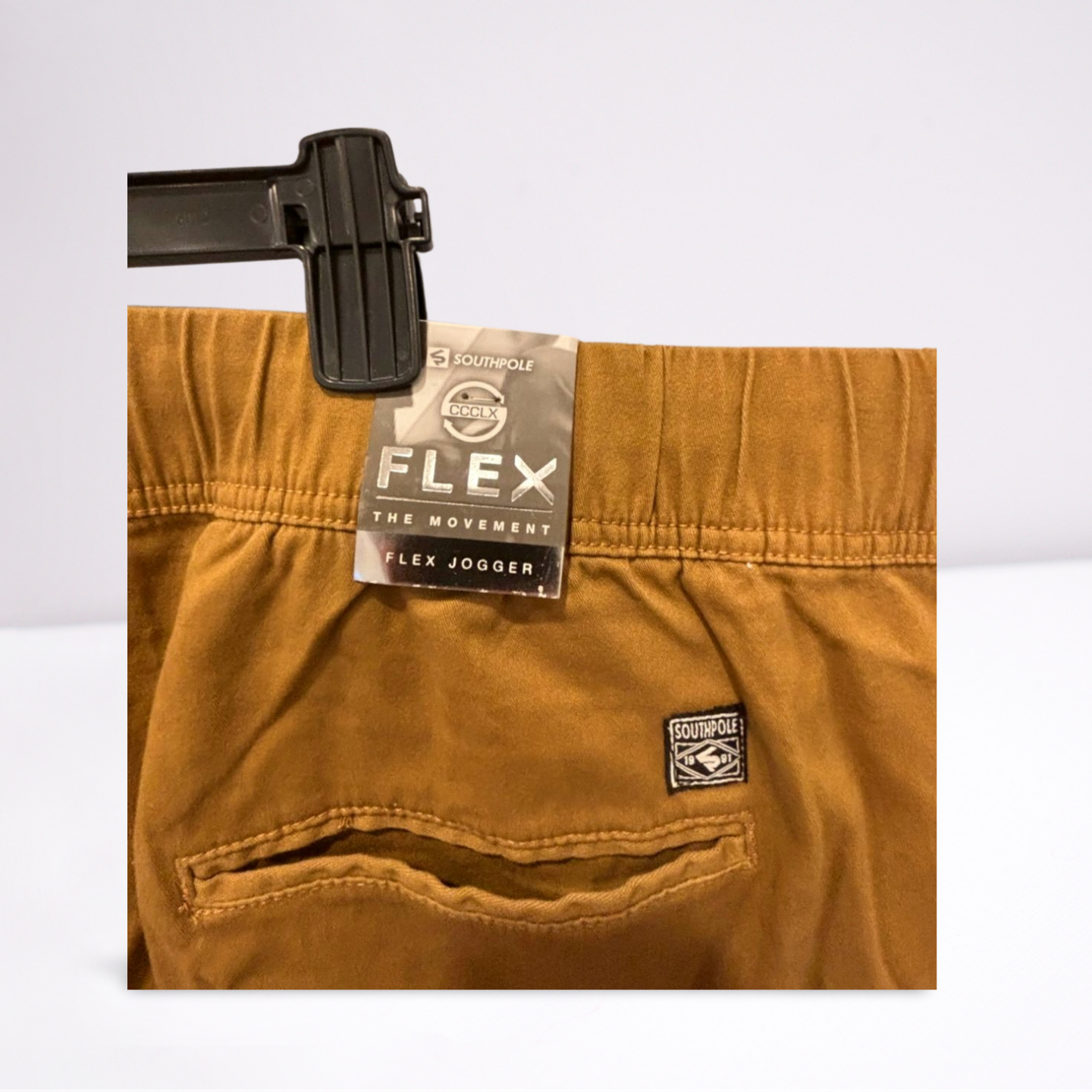 Southpole Mens Khaki Pants The Movement Flex - Khaki - 5XL - New