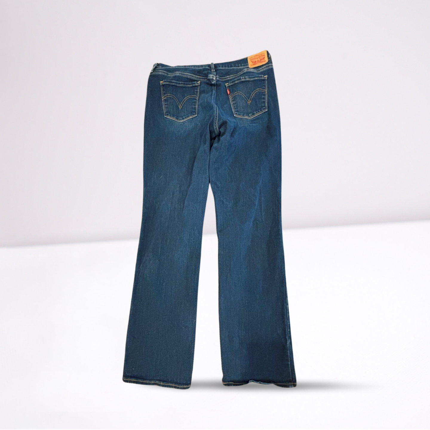 Levi Strauss Womens Jeans 505 Dark Wash Straight - Blue - 12 - Very Good