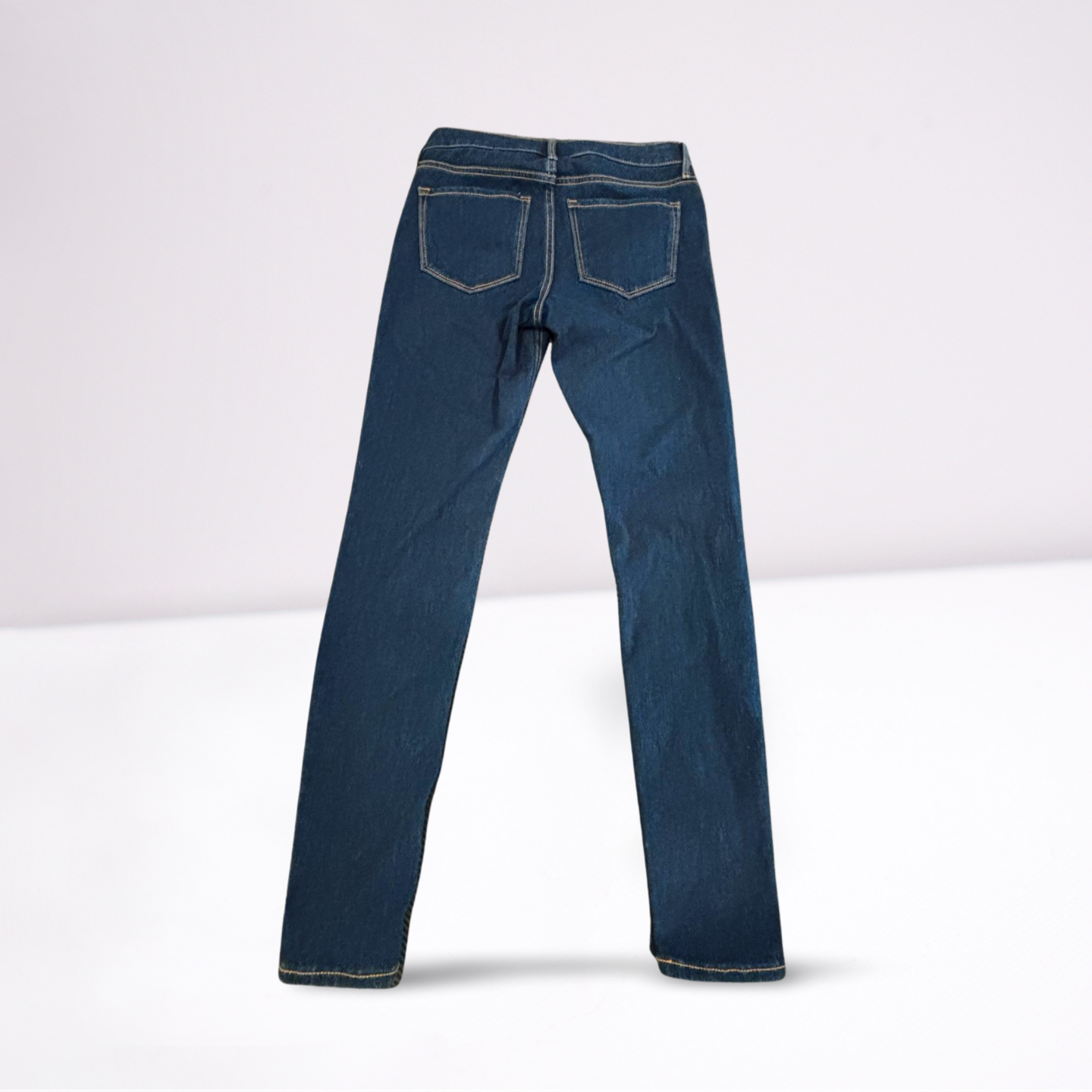 Old Navy Womens Jeans Rockstar Stretch Super Skinny Mid Rise - Navy - 4 - Very Good