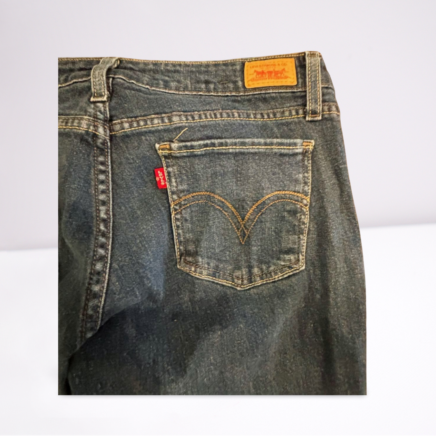 Old Navy Womens Jeans Too Superlow Long - Blue - 9 - Very Good