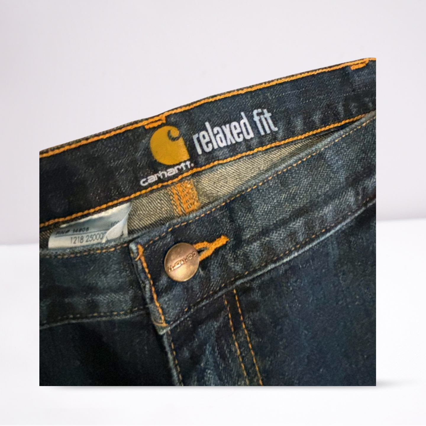 Carhartt Mens Jeans Carpenter Relaxed - Blue - 40x30 - Like New