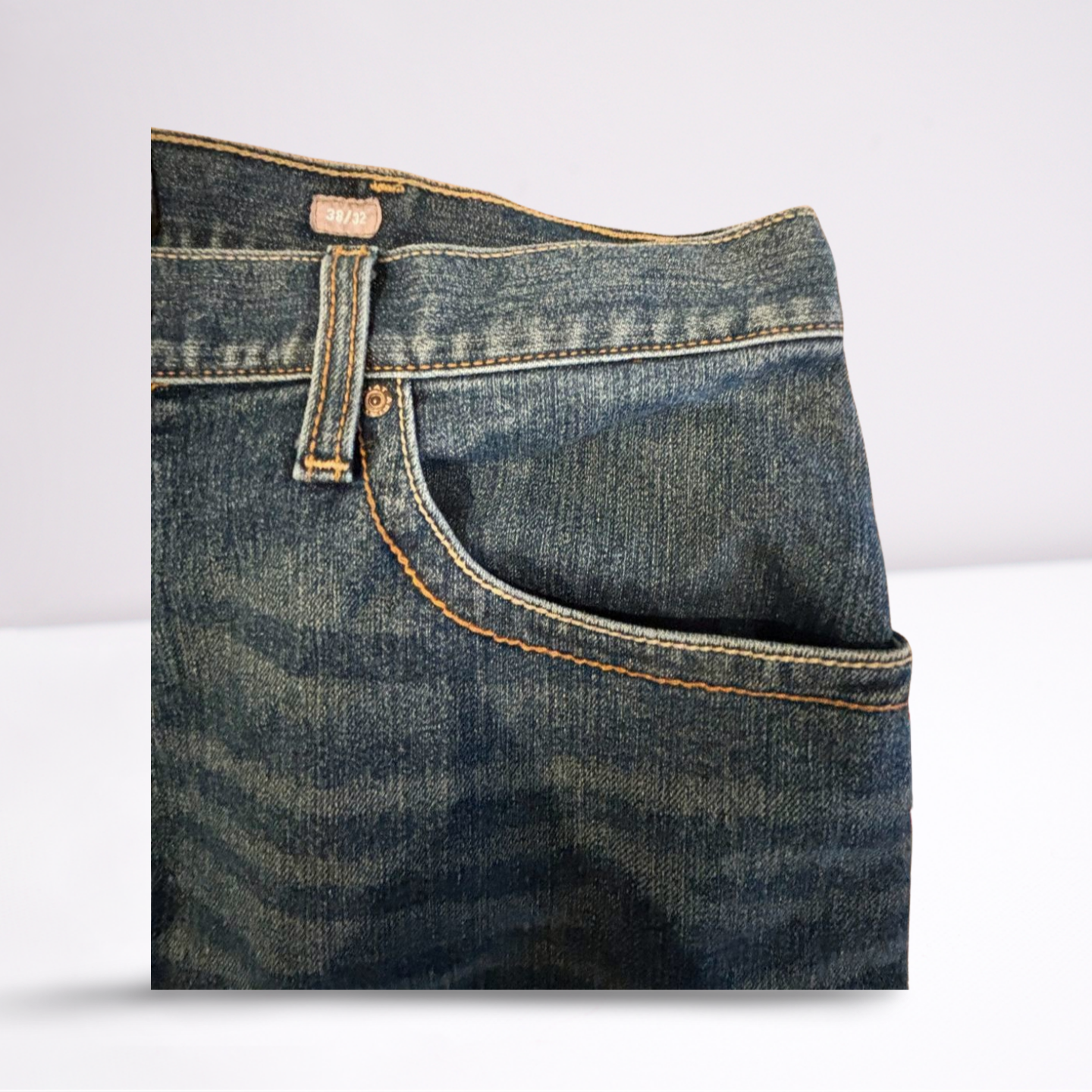 Ariat Mens Jeans Rebar M5 Casual Straight - Blue - 38x32 - Like New