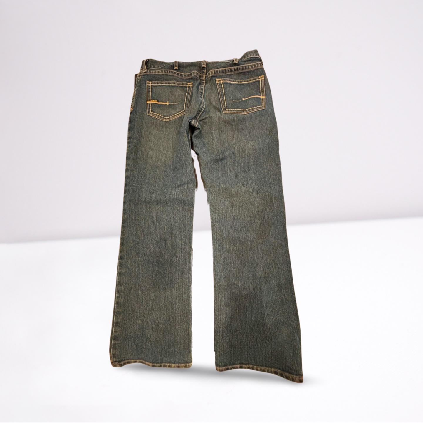 Ariat Mens Jeans Rebar M5 Casual Straight - Blue - 38x32 - Like New