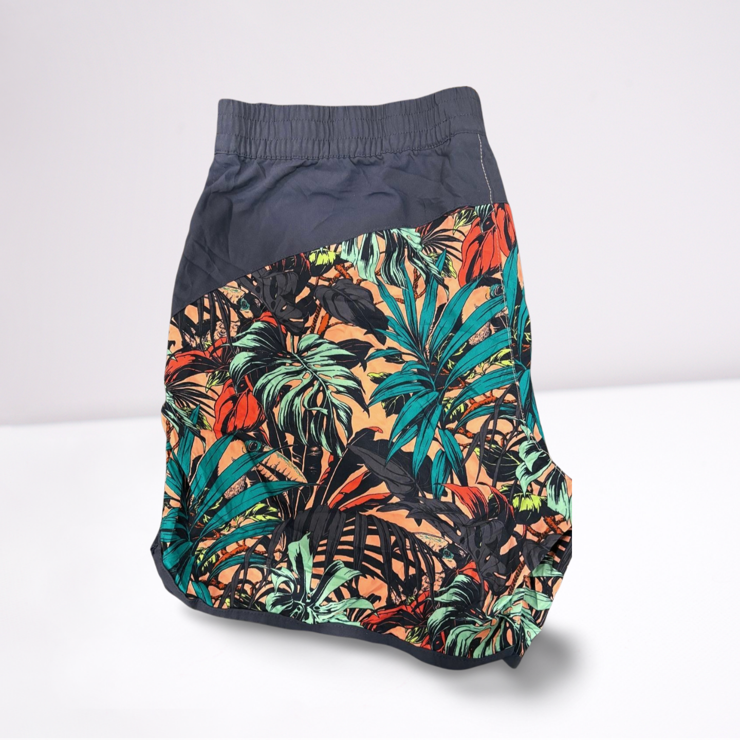 Columbia Womens Shorts Active Running Athletic Floral - Multi-color - XL - Very good