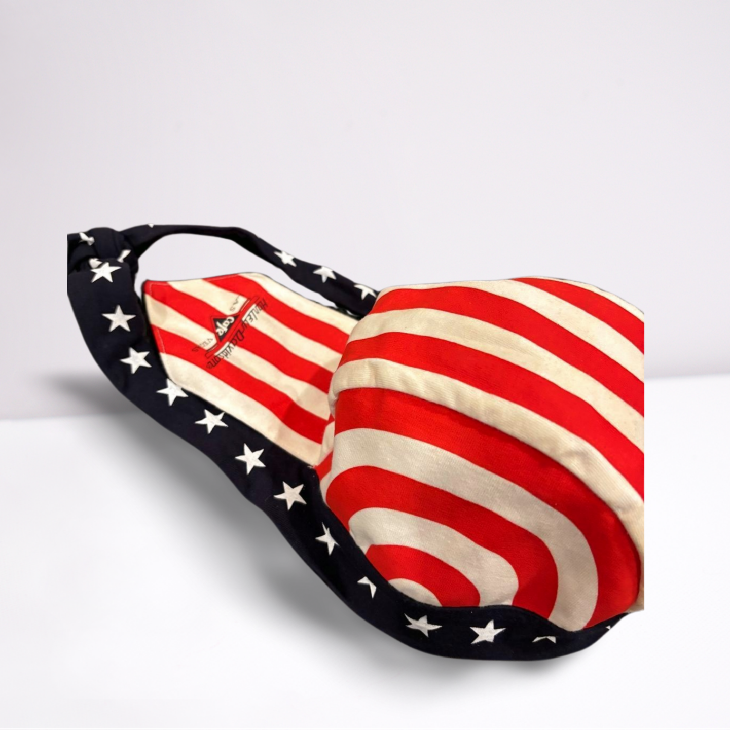 Top Of The World Mens Skull Cap Harley Davidson American Flag Biker - redwhiteblue - One Size - Like New