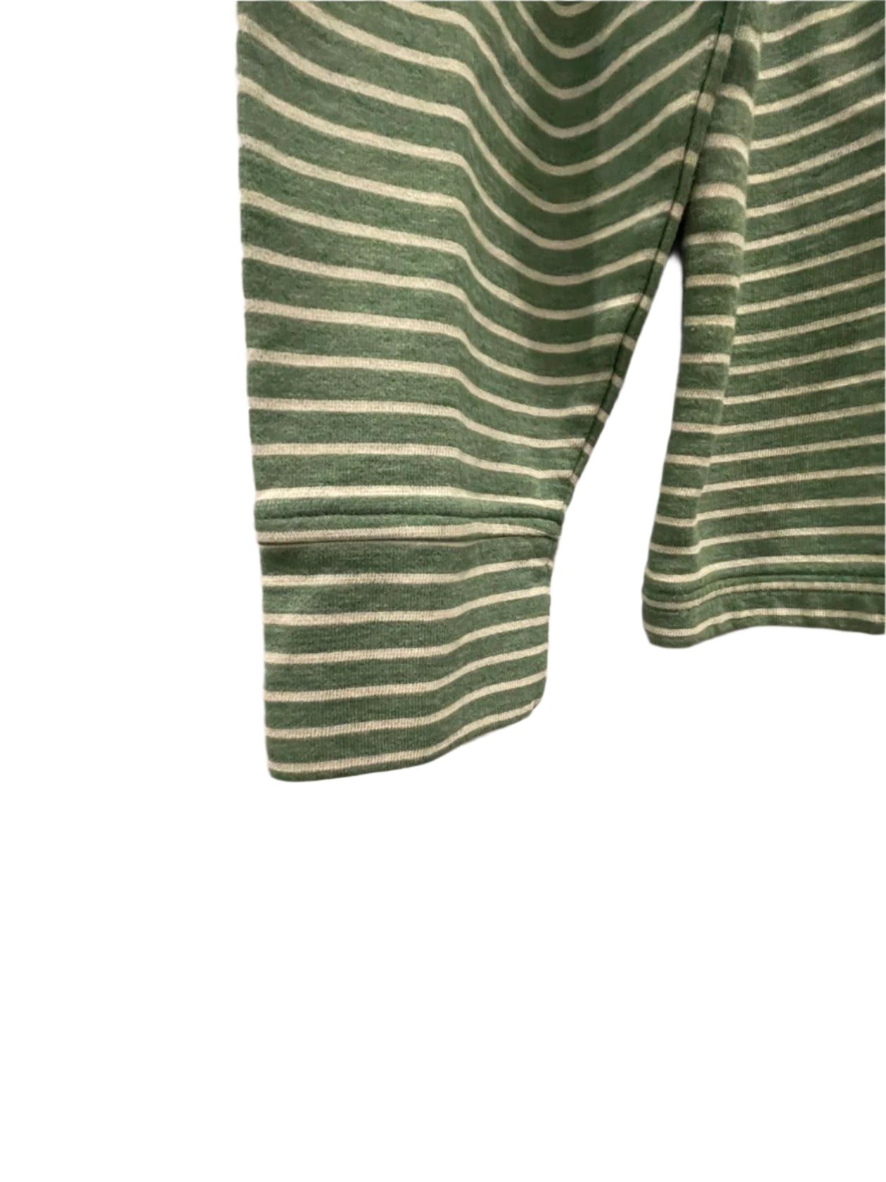 Vineyard Vines Mens Pullover Performance Striped Quarter-Zip - Green - Medium - Very Good