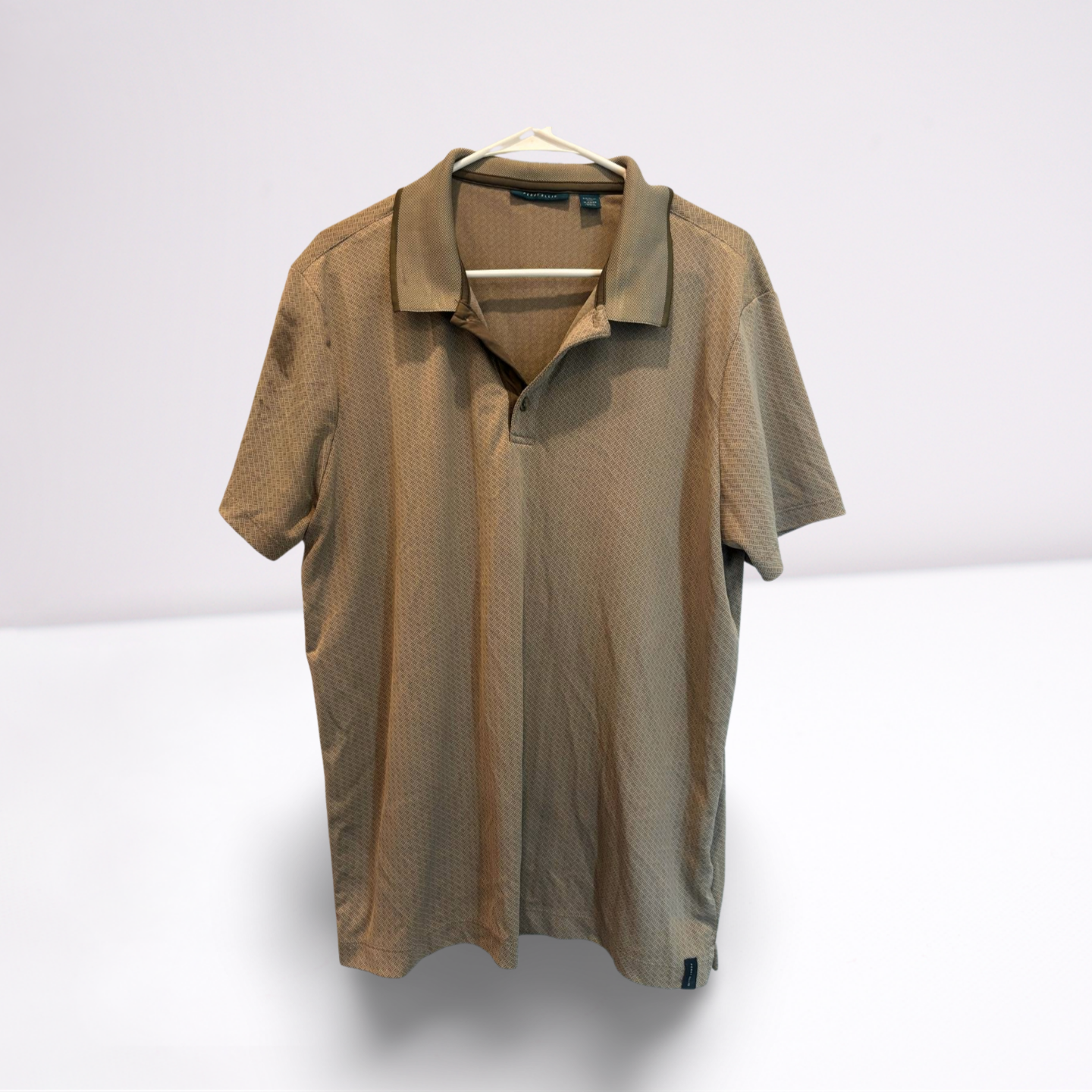 Perry Ellis Mens Polos Active Solid - gray - XL - Very Good