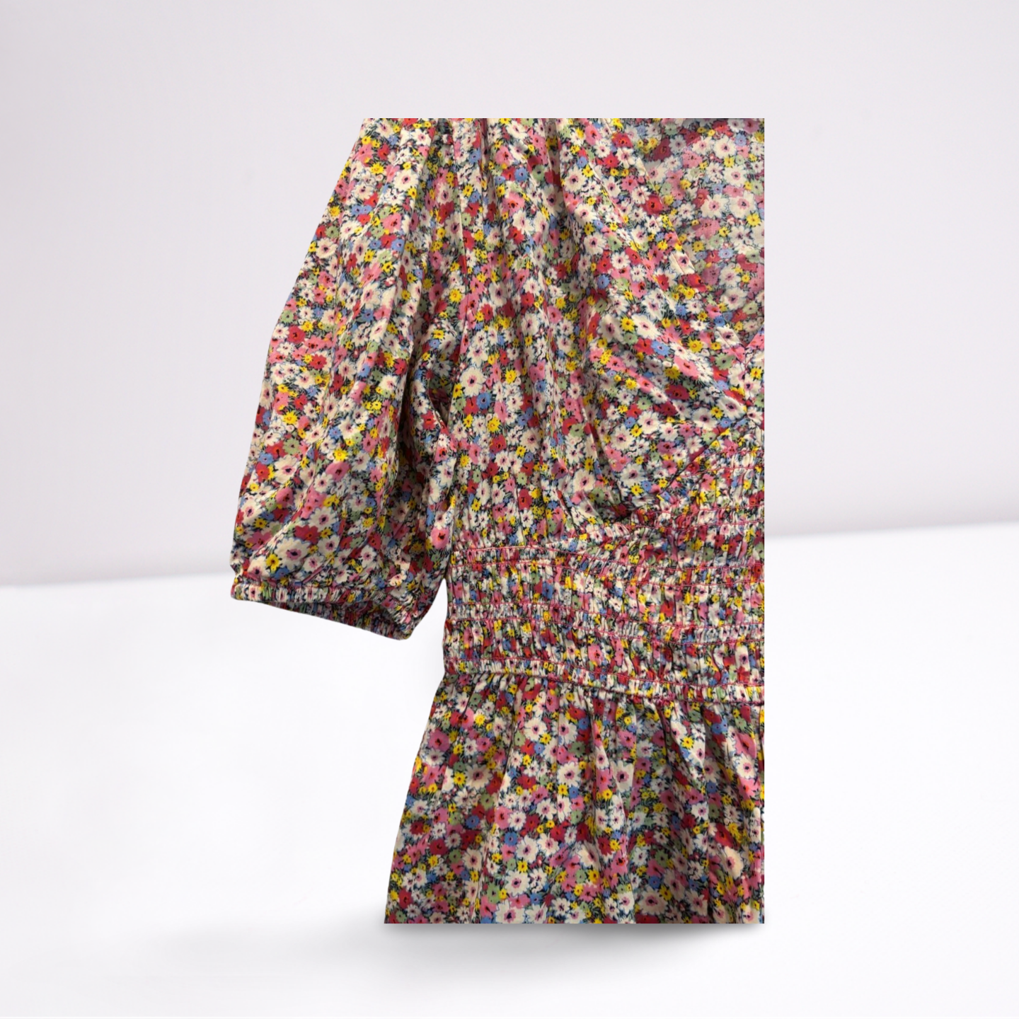 GAP Womens Dress Knee Length Floral - Multi-Color - Small - Like New