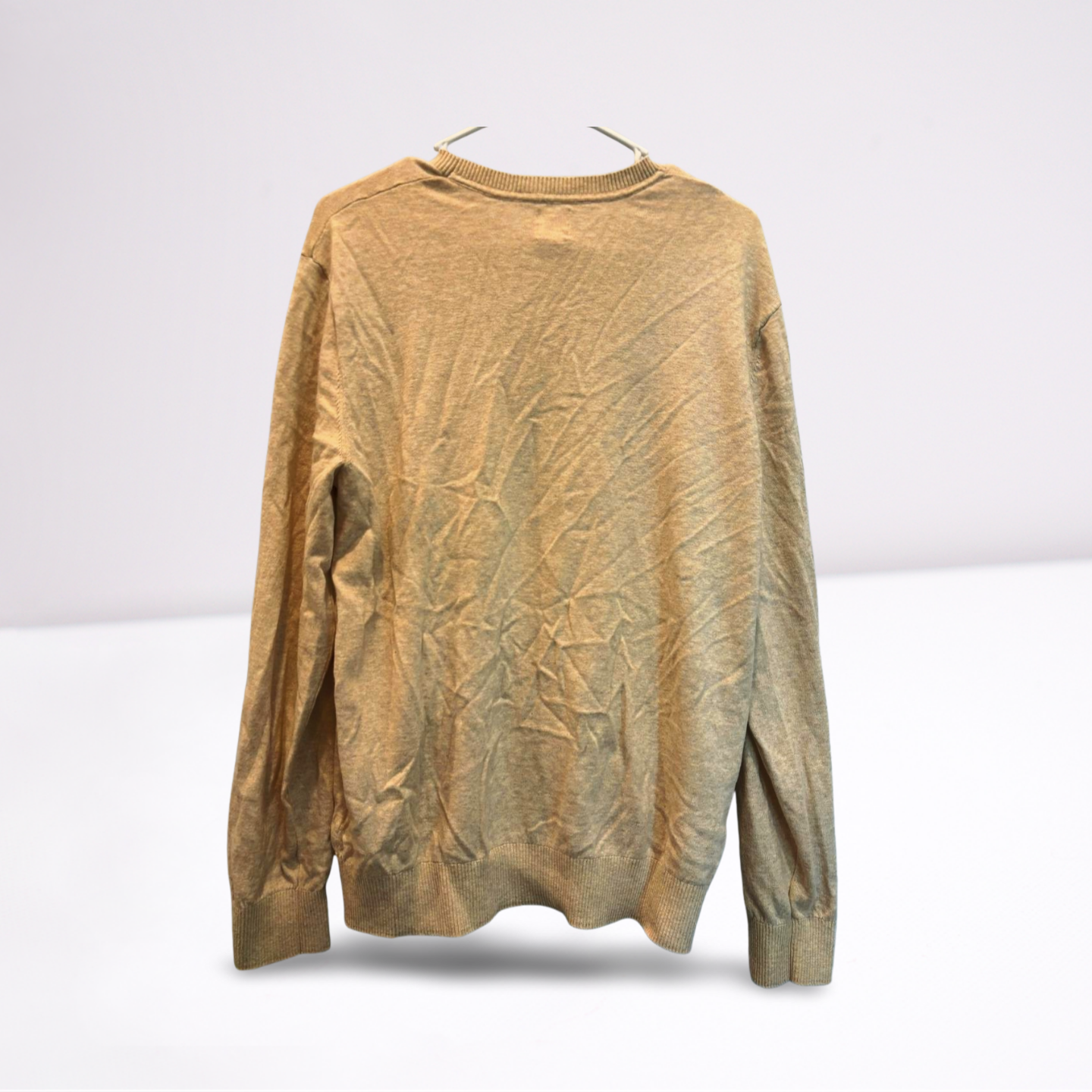 GAP Mens Sweater Solid - Beige - Large - Very good