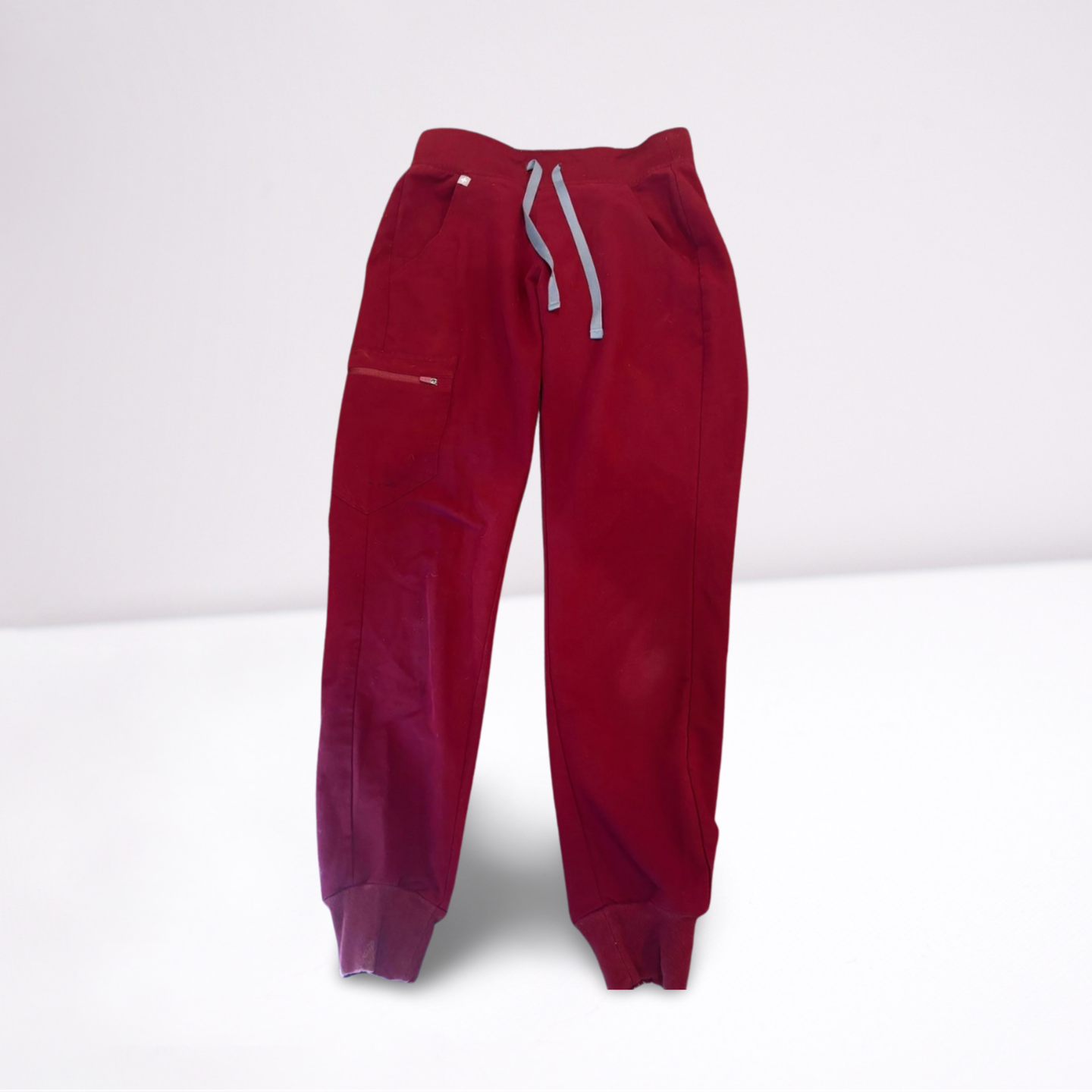 Figs Womens Scrub Pants Nursing - maroon - XS - Very good