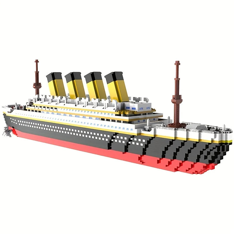 Titanic Ship Building Blocks Minibrick Set - 1878 Pcs DIY Iceberg & Shipwreck Model - LEGO Compatible - New