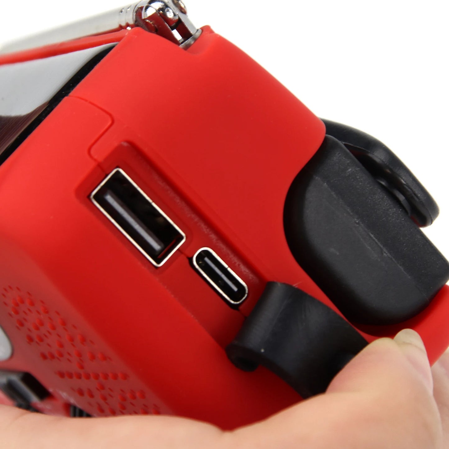 Solar Hand Crank Radio - FM AM WB NOAA Weather Radio 2000mAh, Multi-Functional Survival Tool