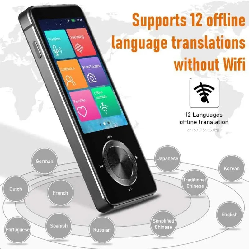 M9 Portable Audio Translator - Smart Online/Offline Translation, 107 Languages, Photo Translate, AI Voice - New