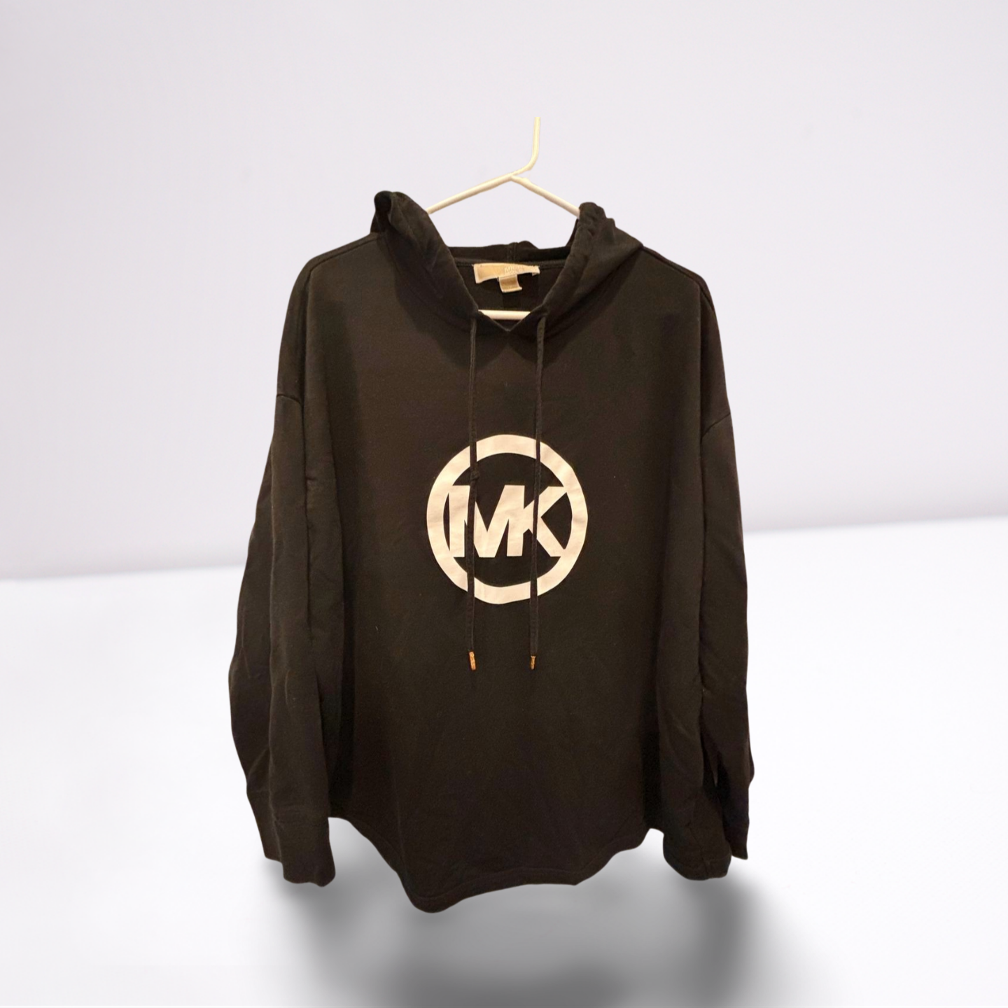 Michael Kors Womens Hoodie Drawstrings - Black - 1X - Very Good